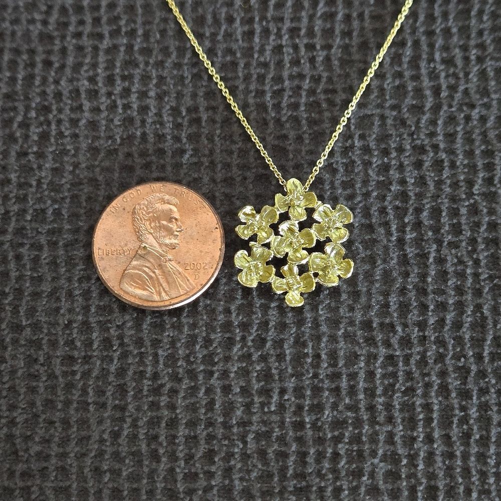 MESH "Lil Garden"💐 Pendant Necklace - NIB - Picture 6 of 16